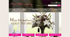 Desktop Screenshot of missbloomsbury.co.uk